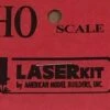 American Model Builders 363 HO Scale Etched Lavatory Window Diamond Pattern Branchine Coach