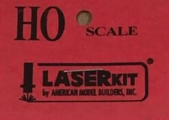 American Model Builders 363 HO Scale Etched Lavatory Window Diamond Pattern Branchine Coach