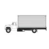 Athearn 10058 HO Scale Ford F-850 Box Truck - White