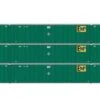Athearn 40126 HO Scale 53' Stoughton Intermodal Container EMP WMHU 3 Pack #1
