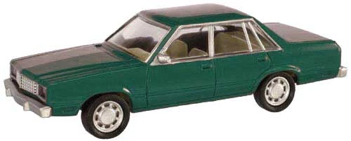 Atlas 30000016 HO Scale Ford Fairmont Sedan Dark Jade Metallic 1 Atlas 30000016 HO Scale Ford Fairmont Sedan Dark Jade Metallic