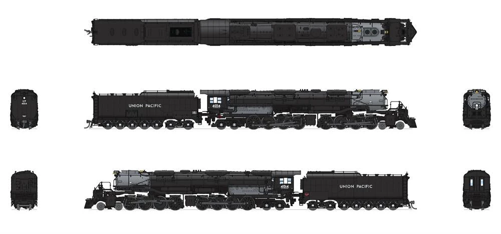 BLI 7236 N Scale Big Boy 4-8-8-4 Steam Loco Union Pacific (Tour Excursion) UP 4014 Paragon4 2 BLI 7236 N Scale Big Boy 4-8-8-4 Steam Loco Union Pacific (Tour Excursion) UP 4014 Paragon4 - Image 2