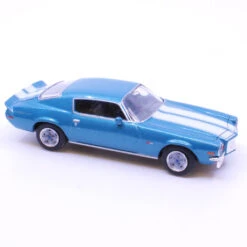 Brekina 19911 HO Scale 1976 Chevrolet Z28 Camaro Blue Metallic