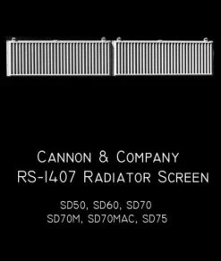 Cannon & Company 1407 HO Scale Radiator Screens For EMD SD50-75 (2-Pack)