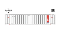 Class One Model Works HO Scale Hyundai 48' Container Transamerica Leasing APLU Single