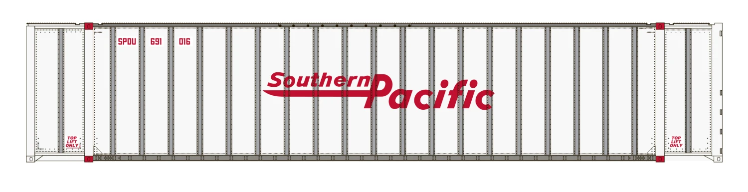Class One Model Works HO Scale Monon 48' Container Southern Pacific SPDU Single 1 Class One Model Works HO Scale Monon 48' Container Southern Pacific SPDU Single