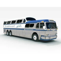 Classic Metal Works 33104 HO Scale GMCPD-4501 Scenic Crusier Bus - Greyhound (St. Louis)