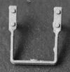 Details Associates SS-6416 HO Scale Freight Car Straight Stirrups Side Mount (8 Pack)