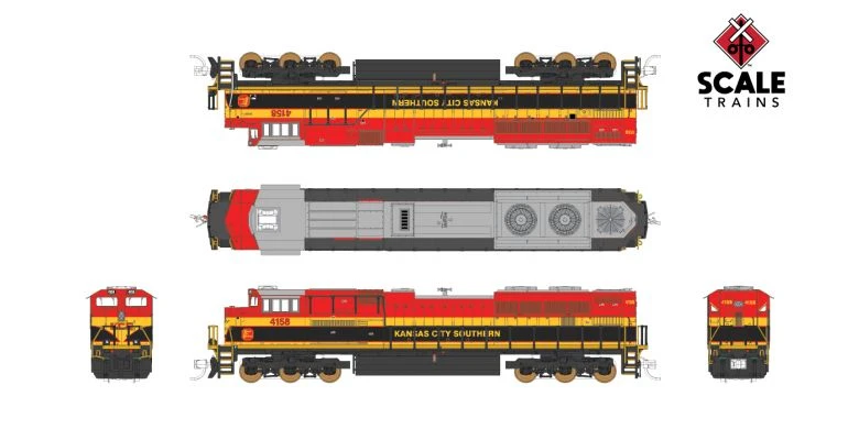 Fox Valley Models 10168 N Scale EMD SD70ACe Kansas City Southern KCS 4131 LokSound 2 Fox Valley Models 10168 N Scale EMD SD70ACe Kansas City Southern KCS 4131 LokSound - Image 2