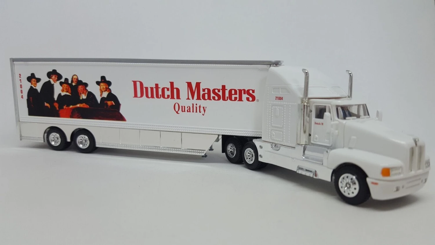 Model Power 21004 HO Scale Long Haul Tractor And Trailer Dutch Masters - NOS 1 Model Power 21004 HO Scale Long Haul Tractor And Trailer Dutch Masters - NOS
