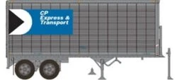 Atheary Store 25 Rapido Trains 403075 HO Scale 26' Can-Car Dry Van Trailer CP Express 7546