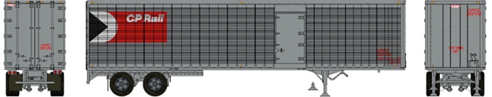 Rapido Trains 403114 HO Scale 45' Trailmobile Dry Van Trailer W/ Side Door CP Rail 282138 2 Rapido Trains 403114 HO Scale 45' Trailmobile Dry Van Trailer W/ Side Door CP Rail 282138 - Image 2