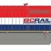 Rapido Trains 540049 N Scale GE Dash 8-40CM British Columbia "Frame Stripe" BC Rail 4612