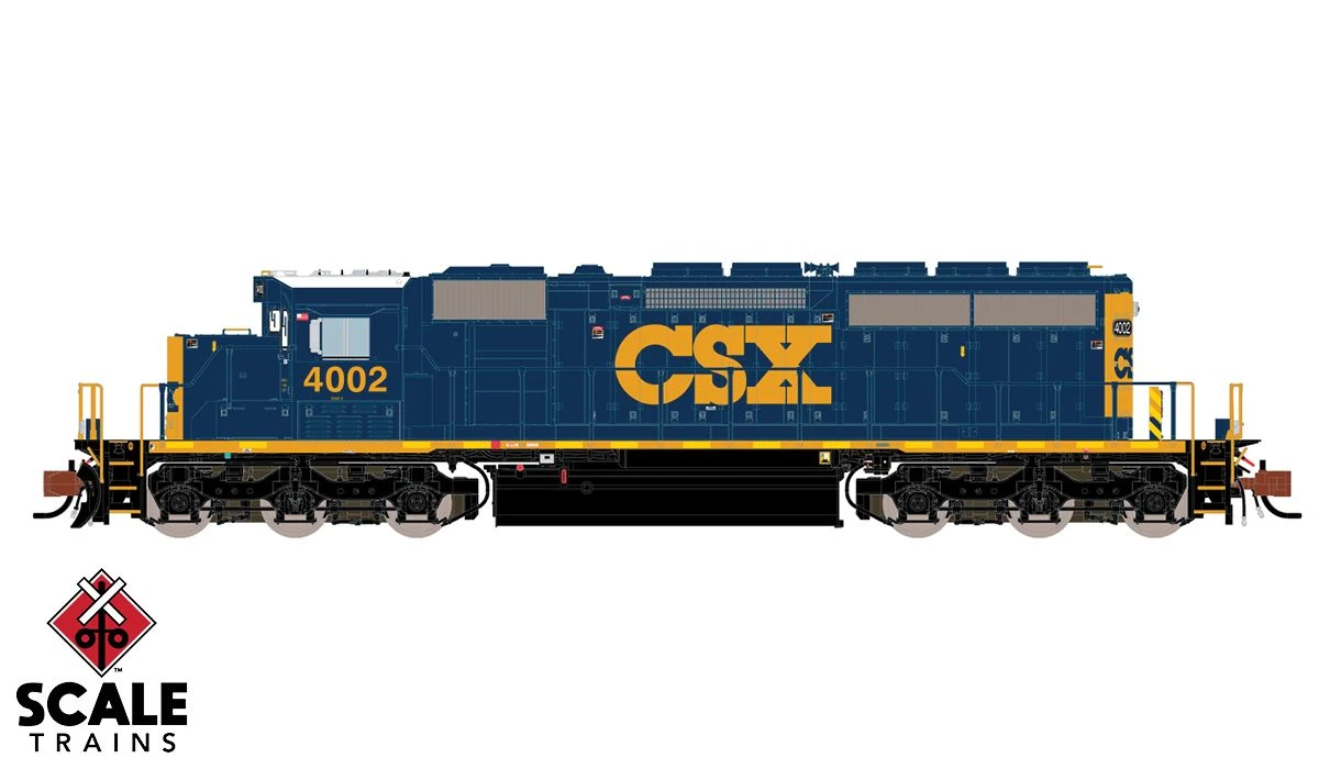 ScaleTrains 38628 Rivet N Scale EMD SD40-3 CSX 4027 1 ScaleTrains 38628 Rivet N Scale EMD SD40-3 CSX 4027