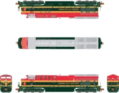 ScaleTrains Operator 10981 N Scale GE ET44C4 Tier 4 Diesel "Southern Belle" KCS 5014 With DCC -Atheary Store scaletrains operator 10981 n scale ge et44c4 tier 4 diesel southern belle kcs 5014 with dcc 2