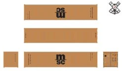 ScaleTrains Operator 11236 HO Scale 40' CIMC Container Mediterranean Shipping Company MSCU 587489 -Atheary Store scaletrains operator 11236 ho scale 40 cimc container mediterranean shipping company mscu 587489 3