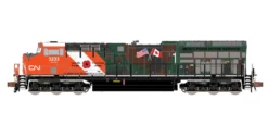 ScaleTrains Rivet 33645 N Scale GE ET44 Tier 4 Diesel "Veterans Commemorative" CN 3233 -Atheary Store scaletrains rivet 33645 n scale ge et44 tier 4 diesel veterans commemorative cn 3233 2