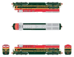 ScaleTrains Rivet 33657 N Scale GE ET44 Tier 4 Diesel "Southern Belle" KCS 5021 5 ScaleTrains Rivet 33657 N Scale GE ET44 Tier 4 Diesel "Southern Belle" KCS 5021 -Atheary Store scaletrains rivet 33657 n scale ge et44 tier 4 diesel southern belle kcs 5021 3