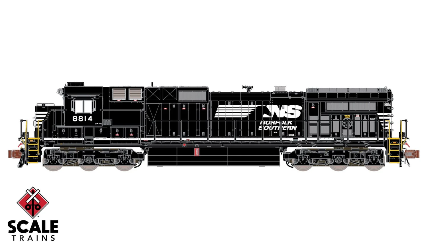 ScaleTrains Rivet Counter 38529 N Scale GE Dash 9-40C Norfolk Southern NS 8814 DCC And LokSound 1 ScaleTrains Rivet Counter 38529 N Scale GE Dash 9-40C Norfolk Southern NS 8814 DCC And LokSound