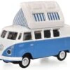 Schuco 452671100 HO Scale (1:87) Volkswagen VW T1c Camper - Blue And White