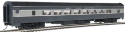 Walthers 932-16781 HO Scale Pullman 64 Seat Coach 2-Tone Gray NYC - NOS